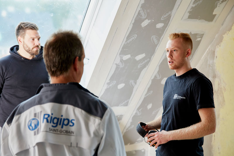 Monteurs Ecotherm Vloerverwarming