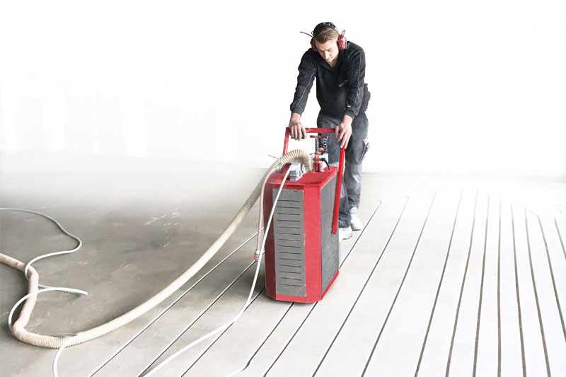 Monteur vloerverwamring frezen Ecotherm Vloerverwarming Groningen